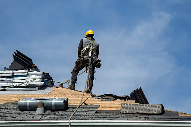Professional Gutter Installation technician working in Jerome, AZ